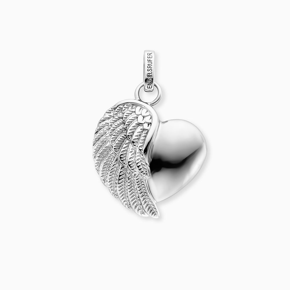 Anhänger 925er Silber Herzflügel