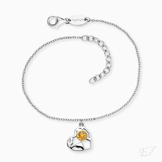 Engelsrufer 925er Silber Armband Aloha Herz Bicolor