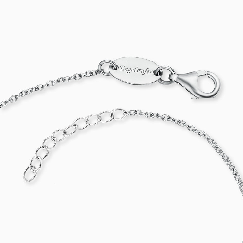Armband 925er Silber Herz Bicolor
