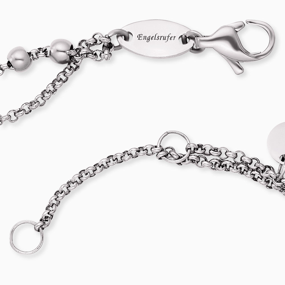 Duo 2 in 1: Armband Edelstahl BOHO Lebensbaum