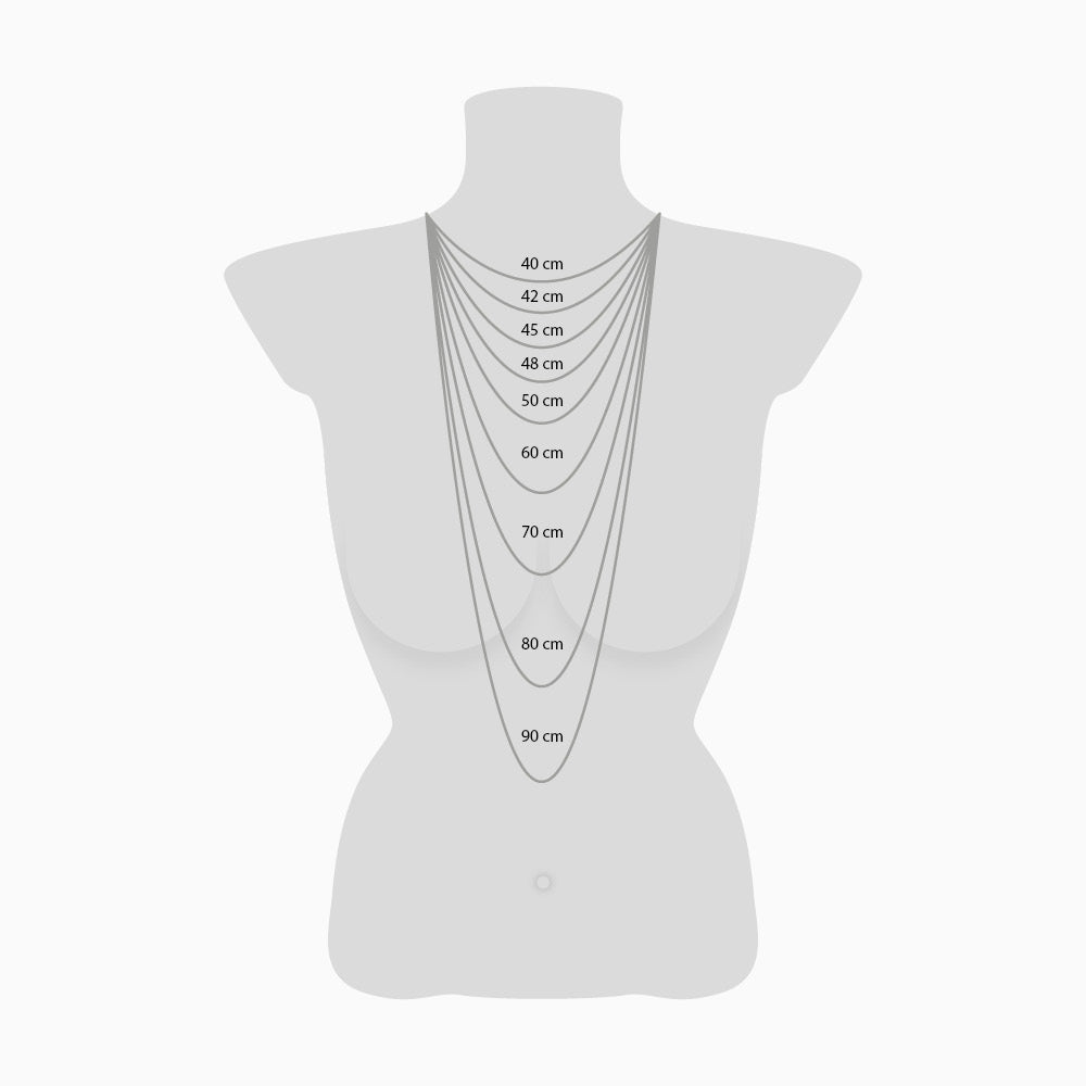 Engelsrufer Damen Silberkette runder Anhänger Cosmo mit multicolor Zirkonia Steinen