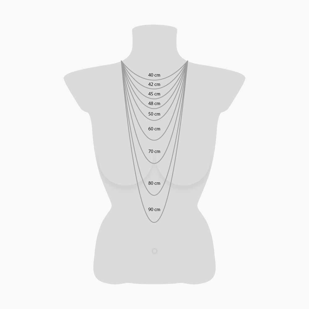 Brilliantkette 925er Silber Gold