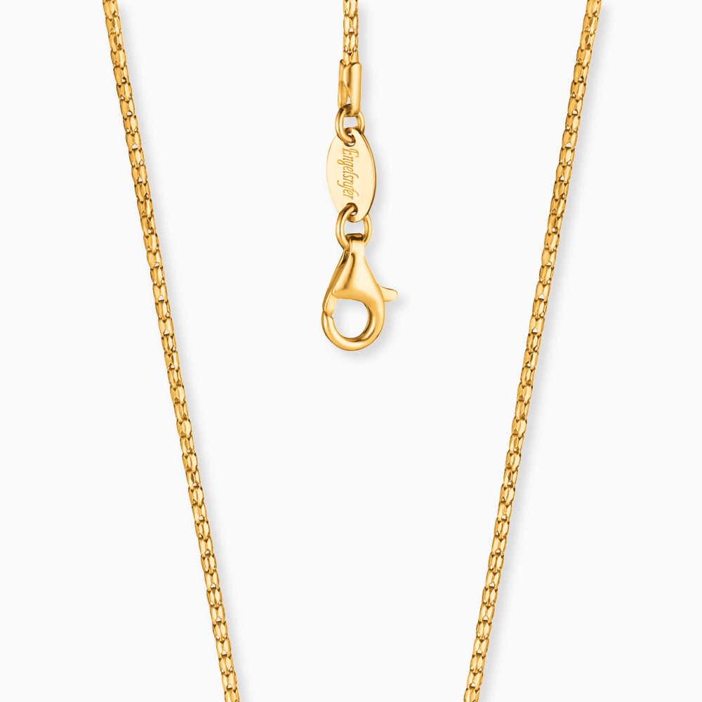 Koreanerkette 925er Silber Gold