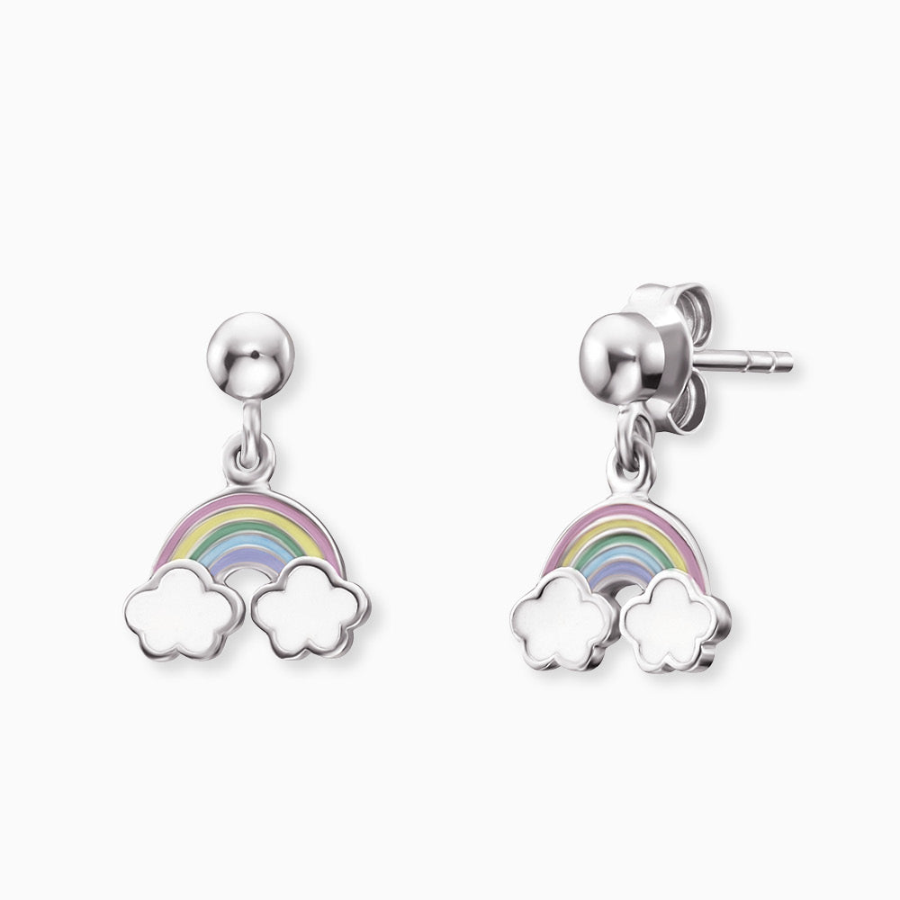 Engelsrufer Kinderohrringe mit Regenbogen