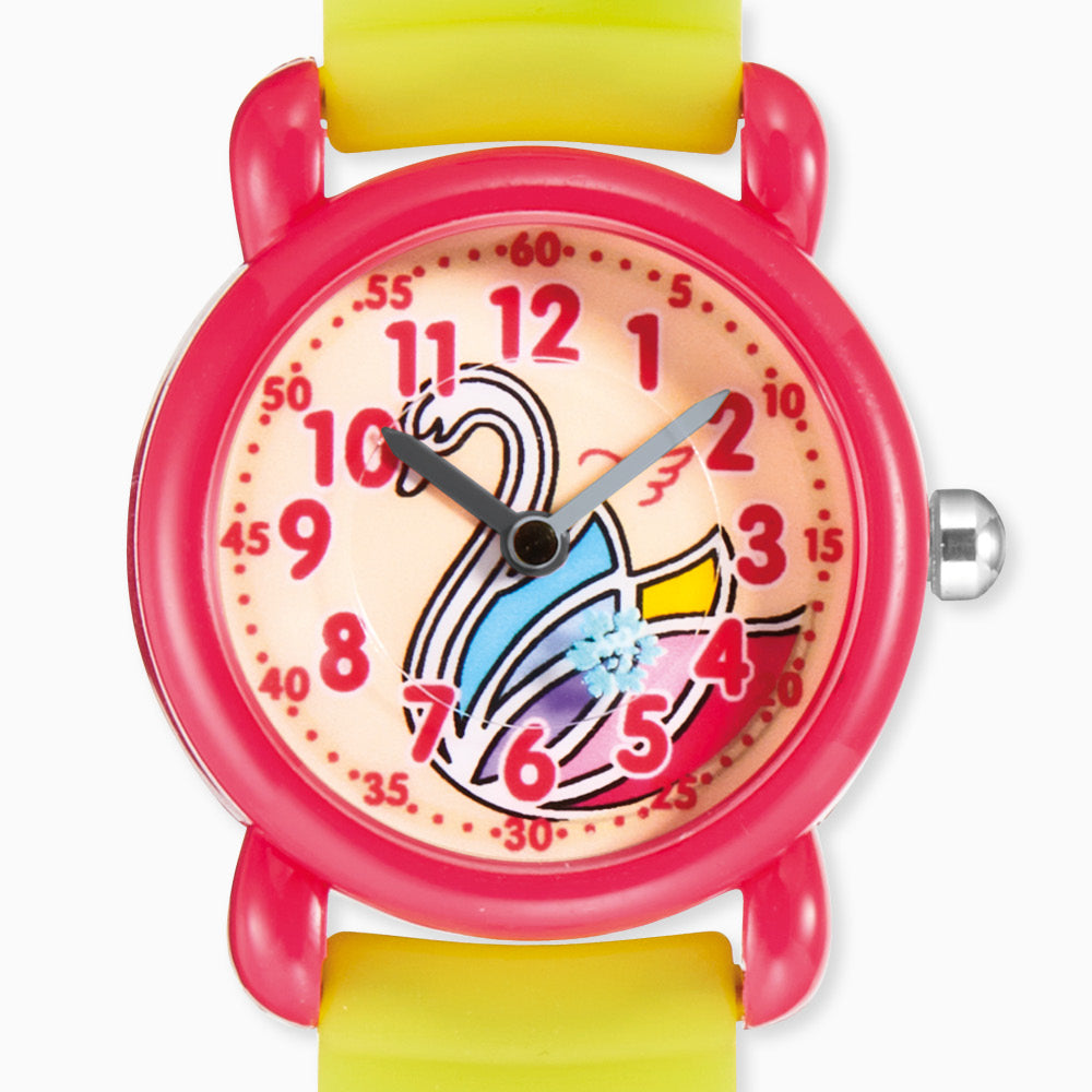 Engelsrufer Kinder Uhr Schwan, Seerose analog inkl. Stiftemappe