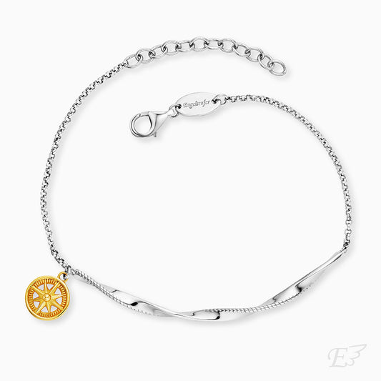 Engelsrufer Twist Bracelet Women's Sterling Silver Bicolor Aloha