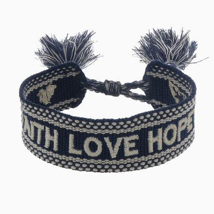 5er Set Armband Baumwolle Goodvibes