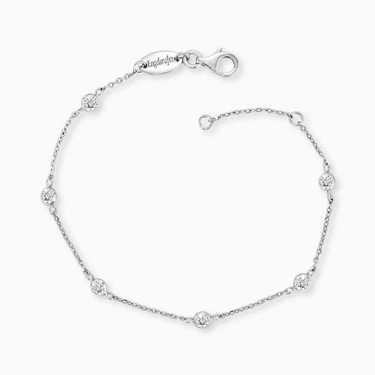 Armband 925er Silber Moonlight mit Zirkonia silber