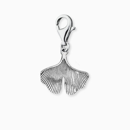 Engelsrufer Charm Ginkgo Leaf Silver Women