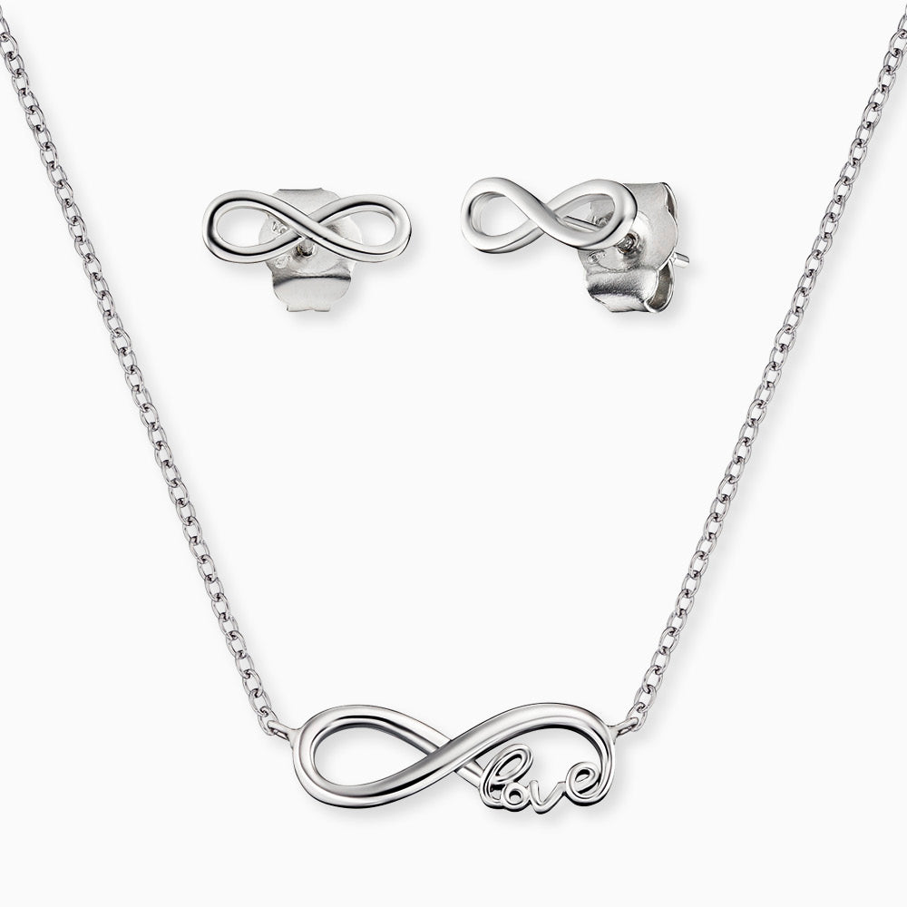 Set Infinity Love Silver