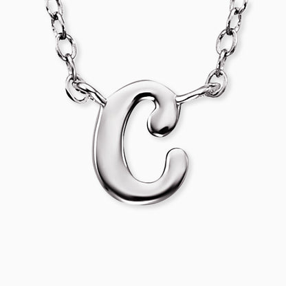 Engelsrufer women's necklace initials all letters with zirconia stone