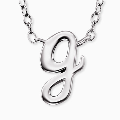 Engelsrufer women's necklace initials all letters with zirconia stone