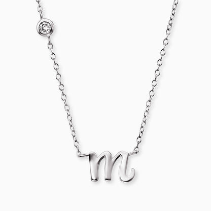 Engelsrufer women's necklace initials all letters with zirconia stone