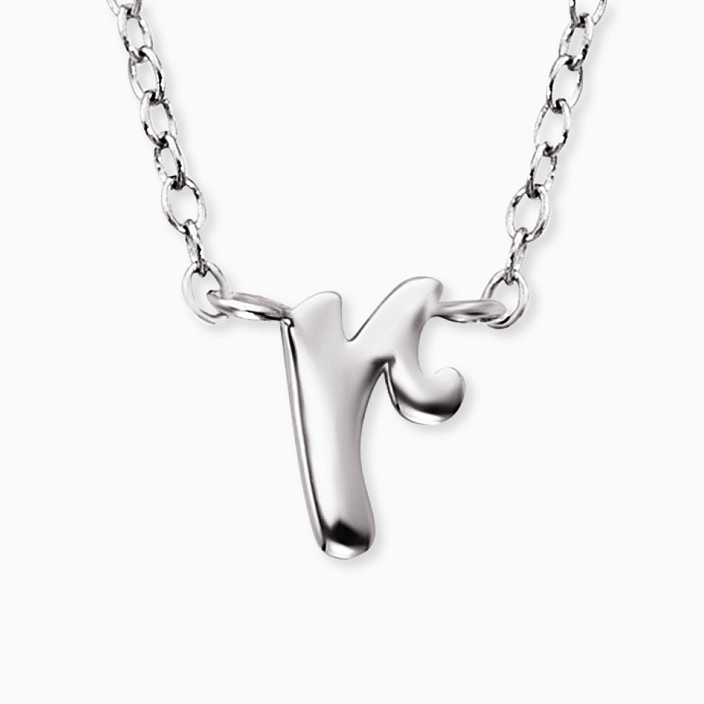 Engelsrufer women's necklace initials all letters with zirconia stone