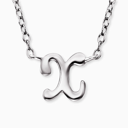 Engelsrufer women's necklace initials all letters with zirconia stone