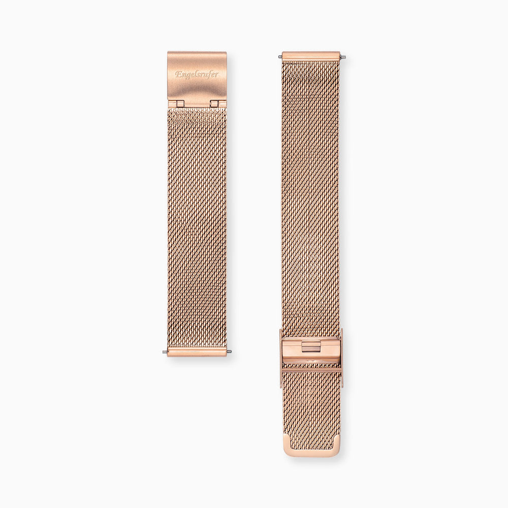 Engelsrufer watches mesh bracelet rose 14 mm