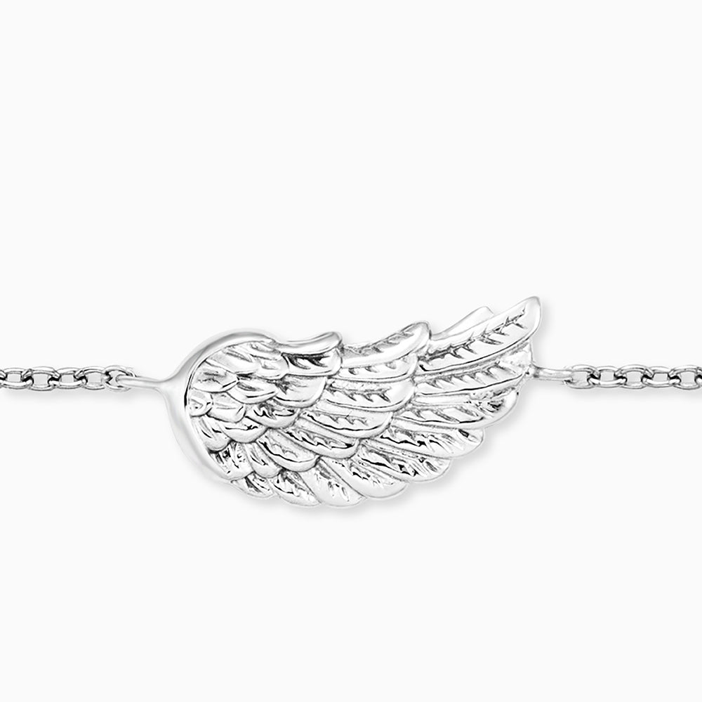 Engelsrufer girls children's bracelet with wings in silver