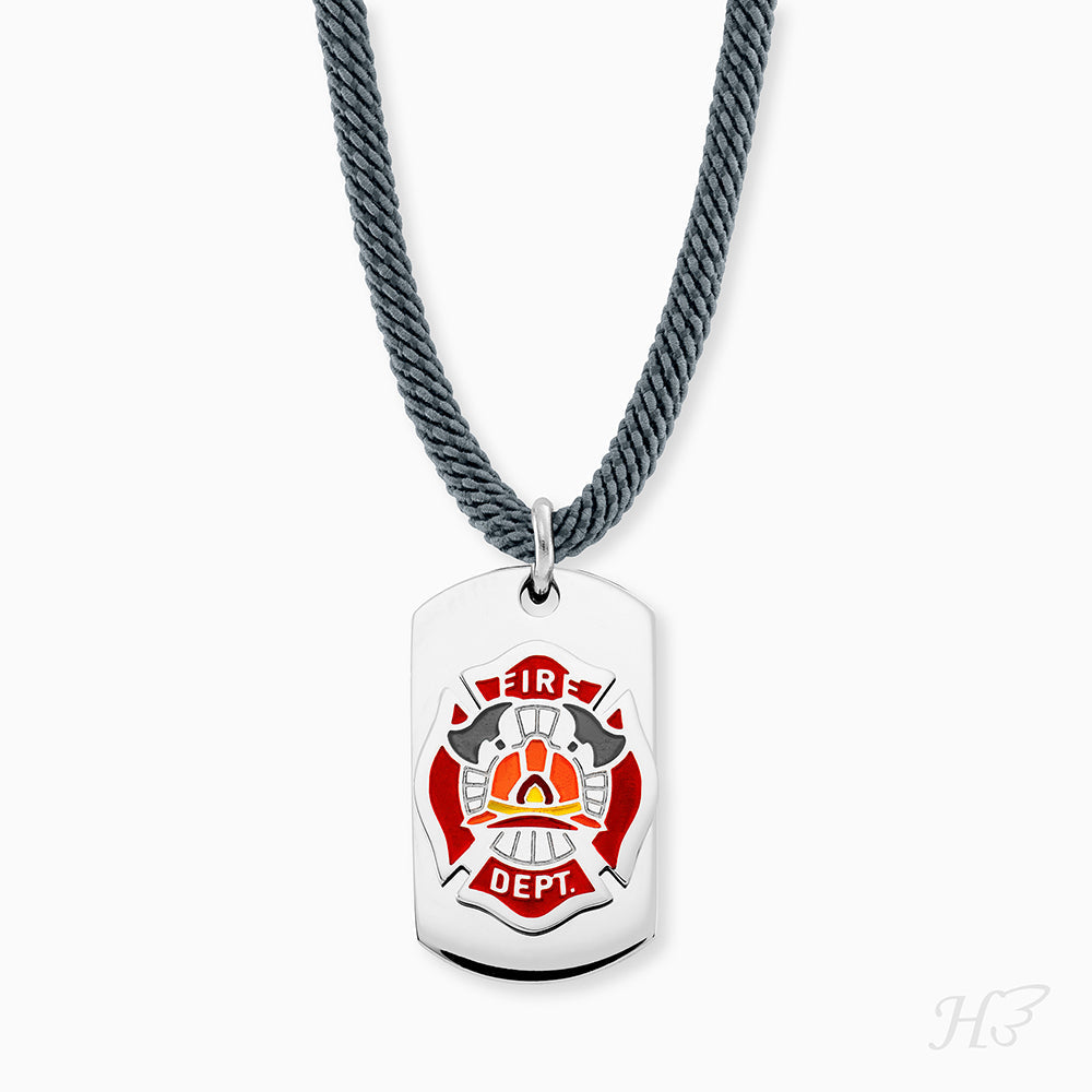 Herzengel Schulstart-Set: Armband & Kette Feuerwehr + Taschenlampe