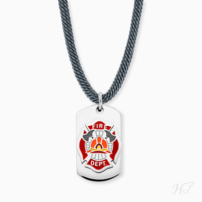 Herzengel Schulstart-Set: Armband & Kette Feuerwehr + Taschenlampe